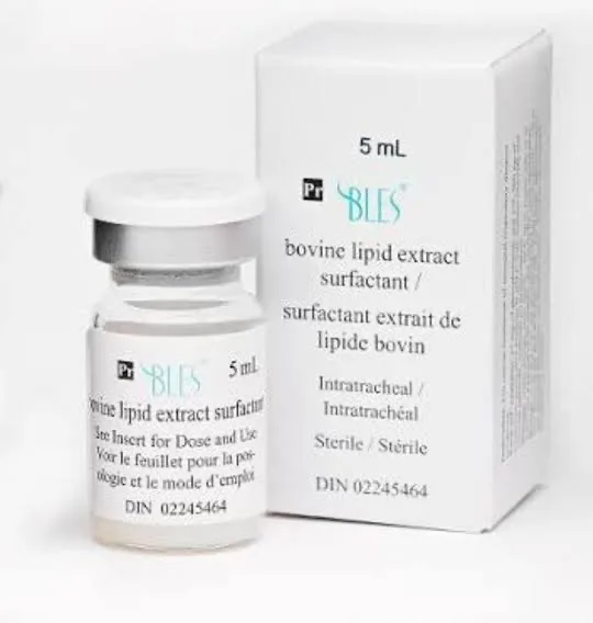 BLES 5 ml vial and carton